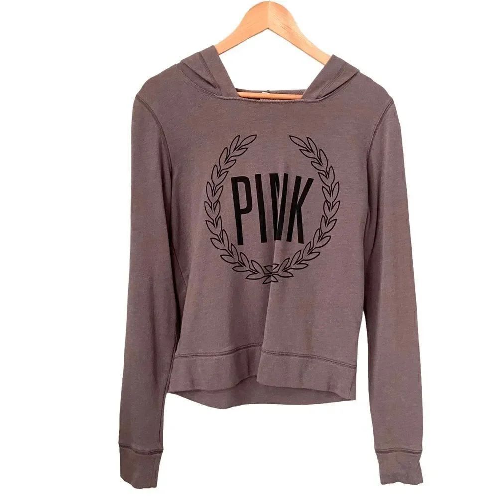 PINK Victoria's Secret Grey Sweater Hoodie in Size XS